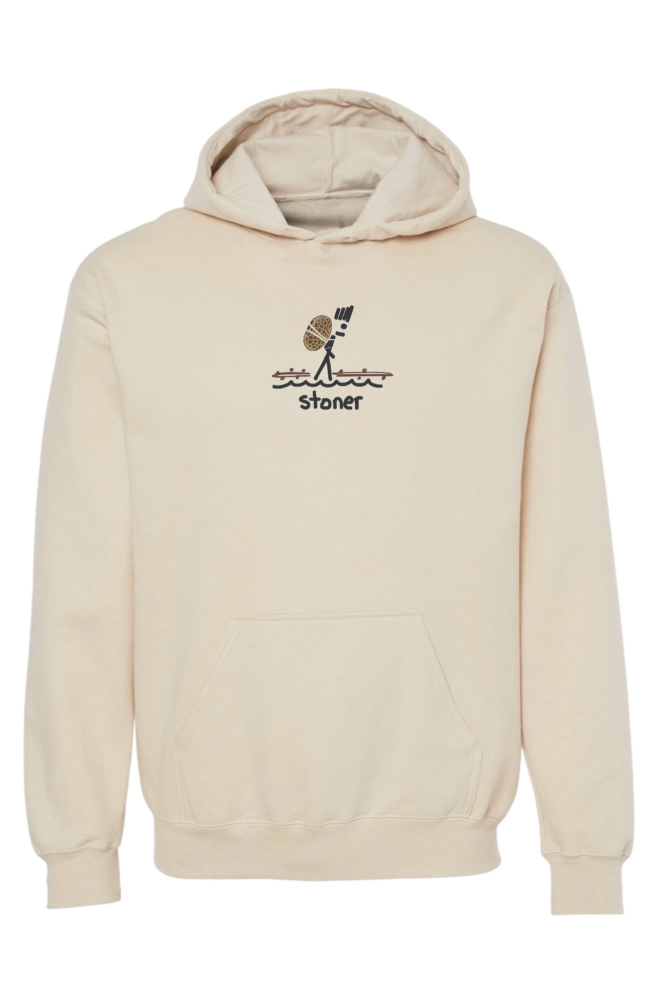 pothead hoodie Stoner Hoodie S / Sand